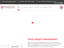 Tablet Screenshot of liftingprojects.com